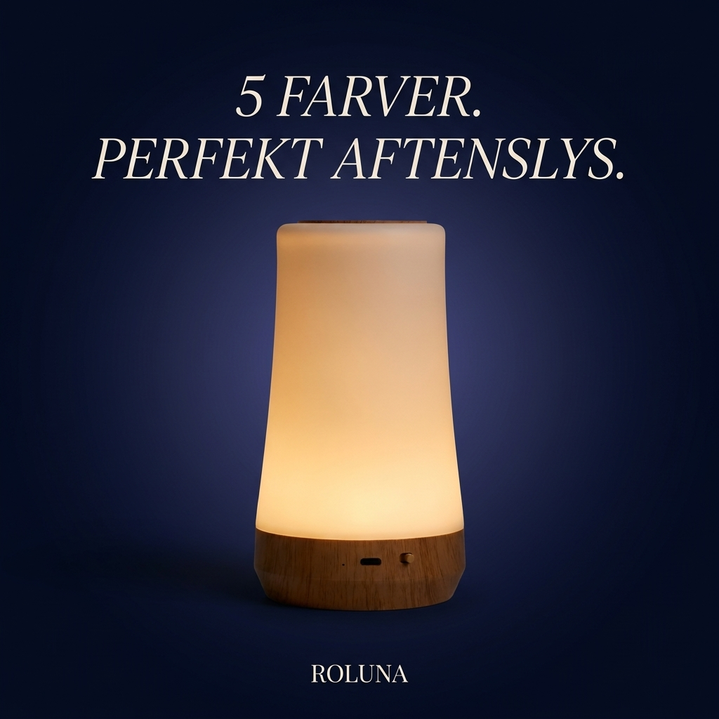 5 FARVER. PERFEKT AFTENSLYS.